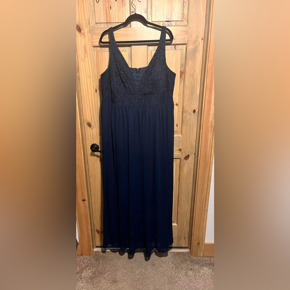 Navy Formal Bridesmaids Dress